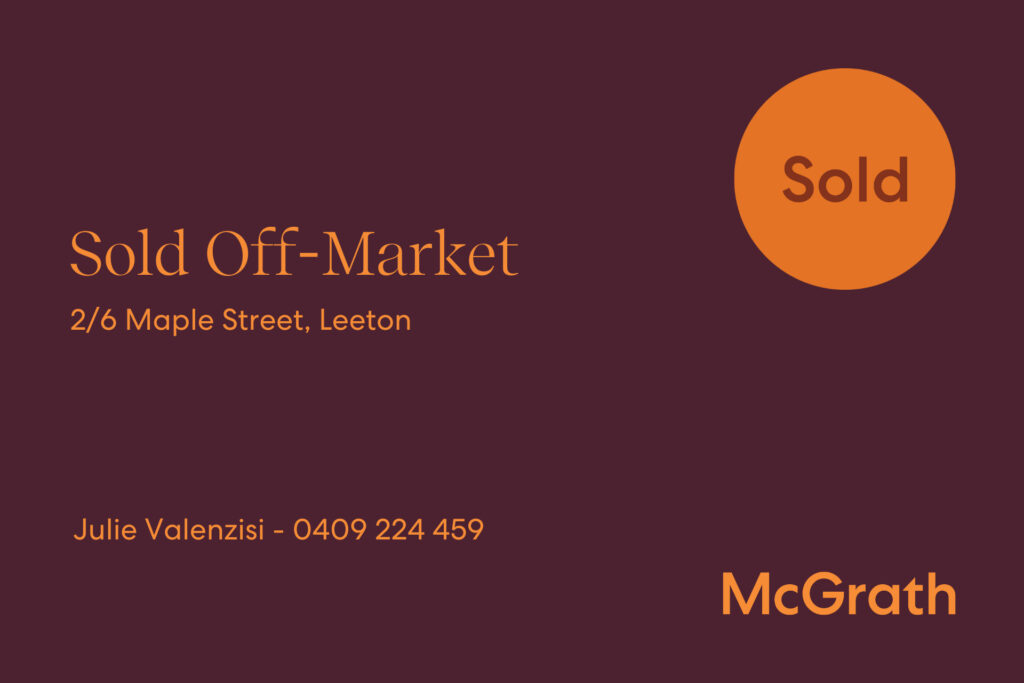Sold - 2/6 Maple Street - New Property in Leeton - Real Estate by Julie Valenzisi