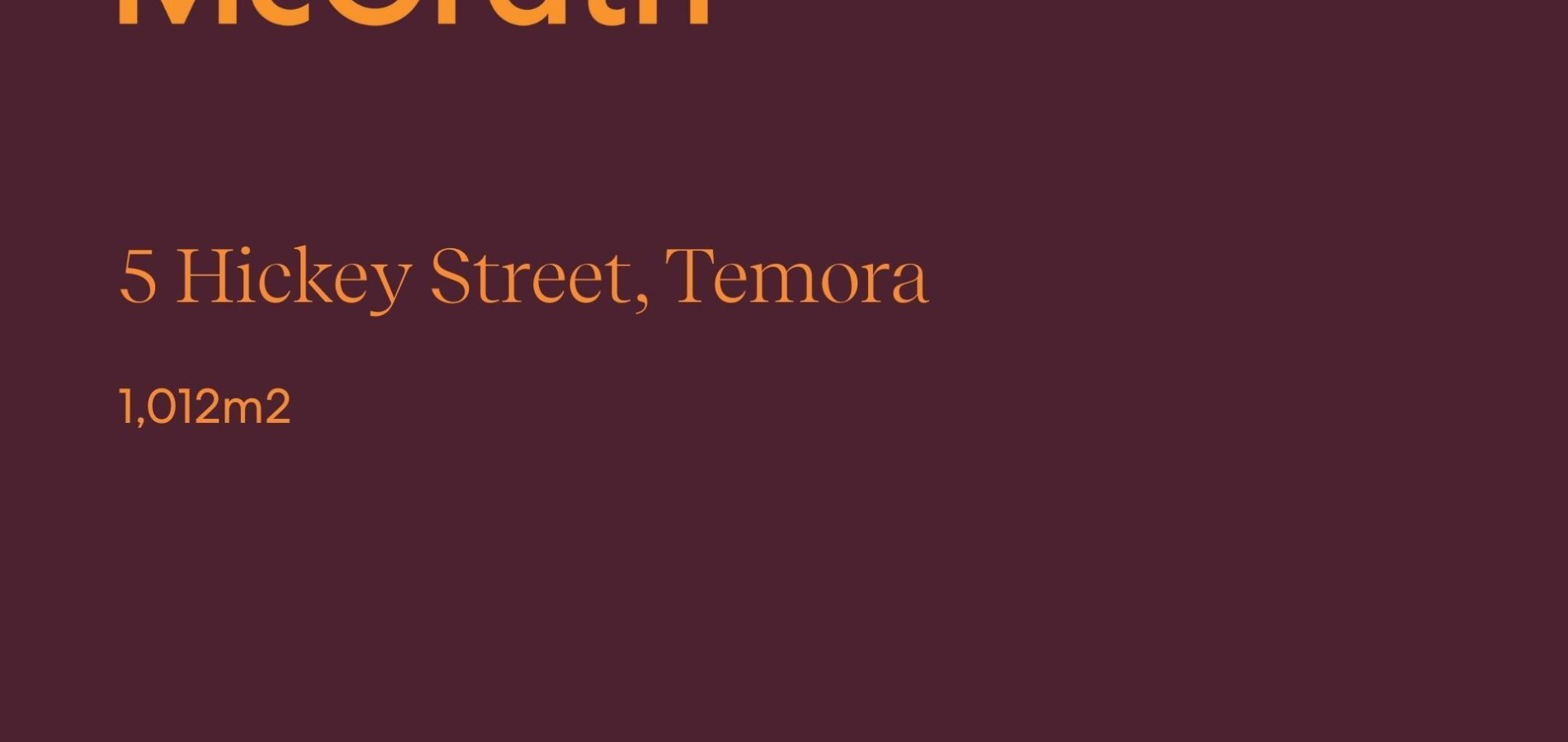Sold - 5 Hickey Street - New Property in Temora - Real Estate by Lachlan Pellow