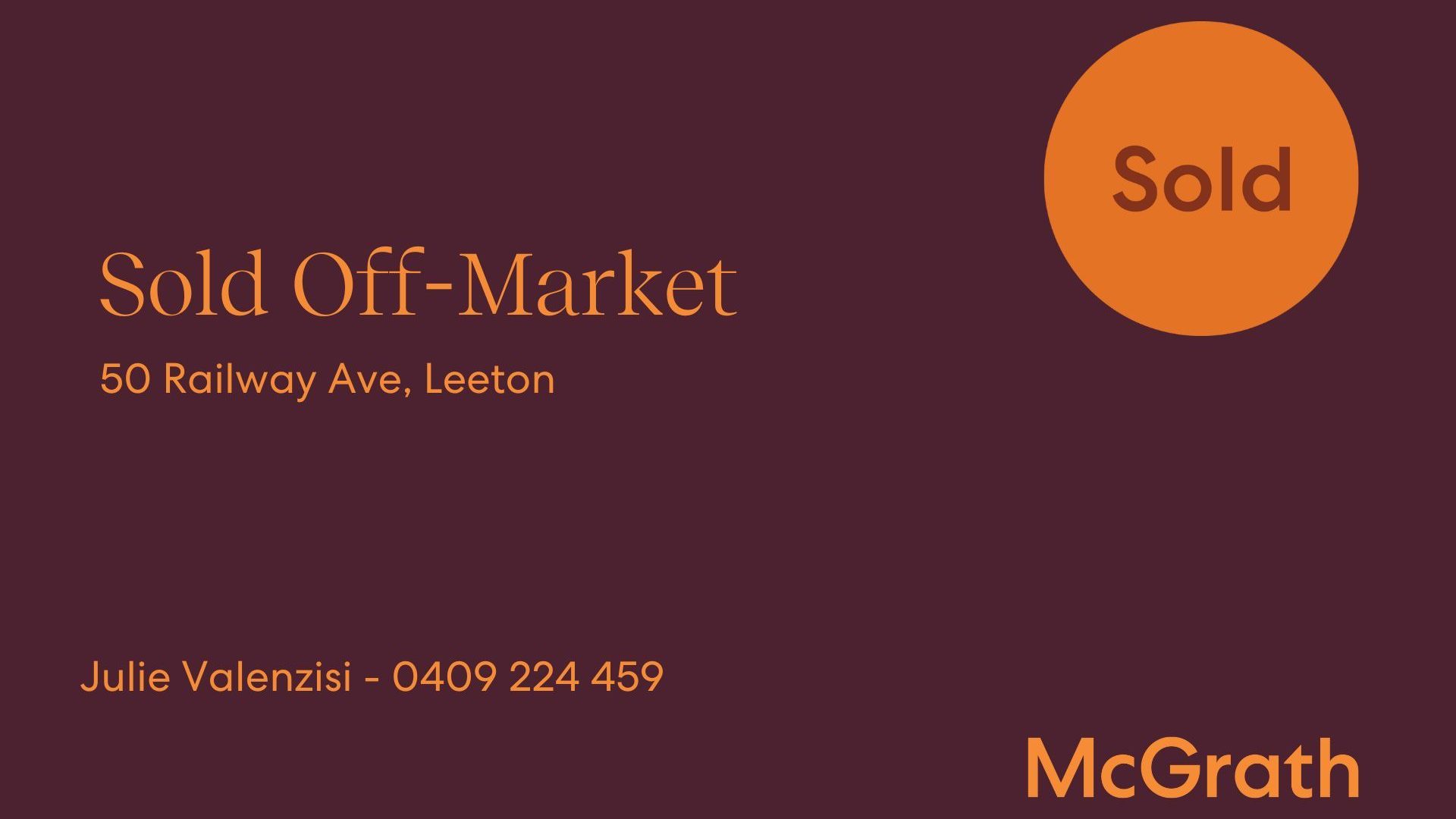 Sold - 50 Railway Ave - New Property in Leeton - Real Estate by Julie Valenzisi